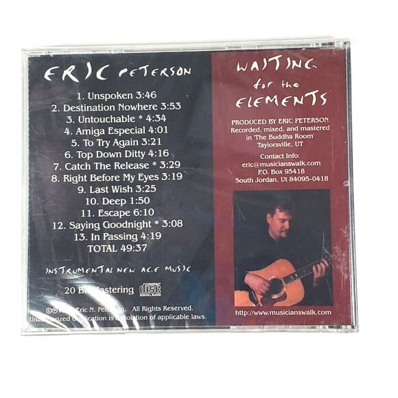 Eric Peterson Waiting for the elements CD 1999 Produced by eric peterson - Picture 2 of 5